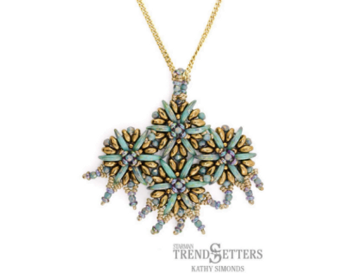 Fireworks Necklace by K Simmons: Starman's Trendsetter Pattern