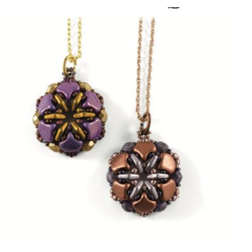 Ginkgo Leaf Pendant by Kim Leahy - Starman's Trendsetter FREE Pattern