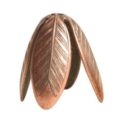 Beadcap: 14mm Grande Leaf by Nunn Design | 1 Each