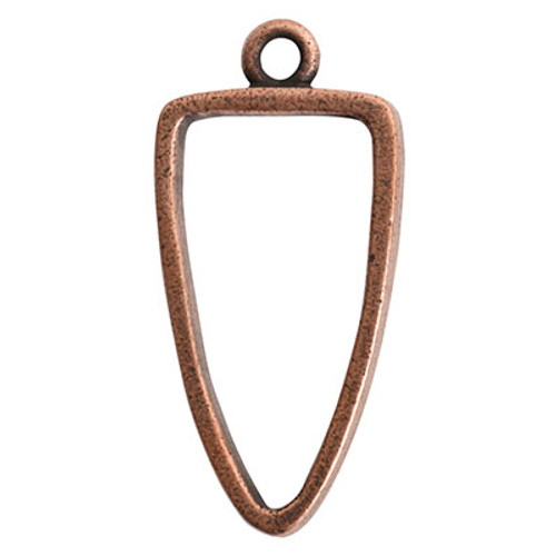 Bezel - Pendant: Arrowhead Open Single Loop by Nunn Design | 1 Each