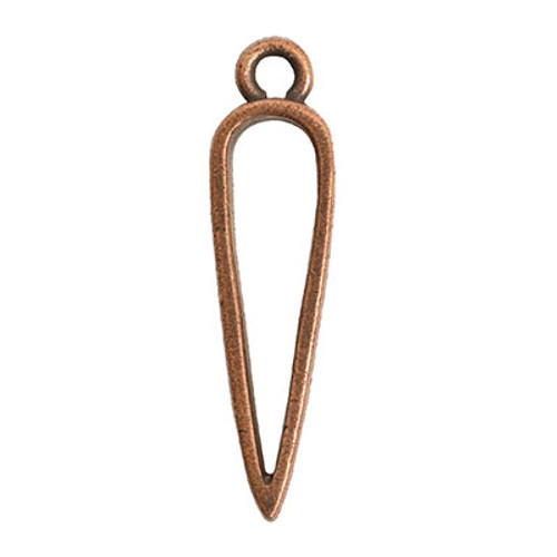 Bezel - Pendant: Inverted Drop Open Single Loop by Nunn Design | 1 Each