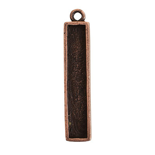 Bezel - Pendant: Rectangle Itsy Link Single Loop by Nunn Design | 1 Each
