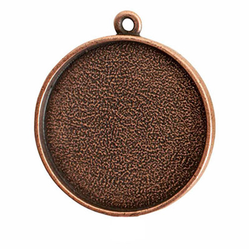 Bezel - Pendant: Circle Grande Single Loop by Nunn Design | 1 Each