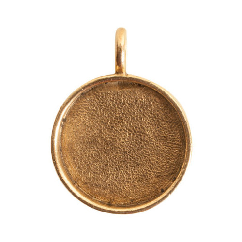 Nunn Design: Large Pendant Circle Bezel | 1 Each