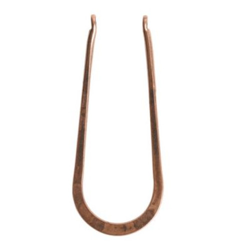 WIRE FRAME OPEN HORSESHOE LONG DOUBLE HOLE BEZELS | 1 Each