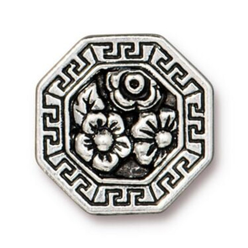 TierraCast Button: Blossom | Pk of 2