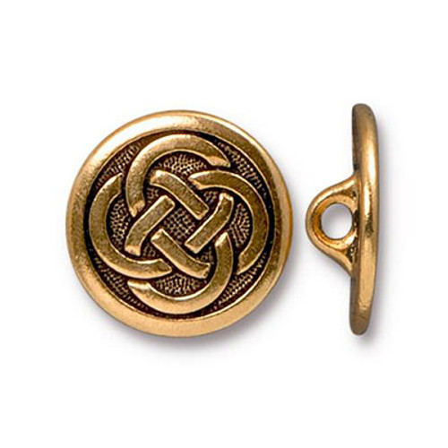 TierraCast Button: Celtic Knot | Pk of 2