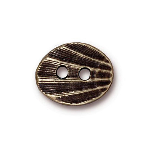 TierraCast Button: Oval Shell | Pk of 2