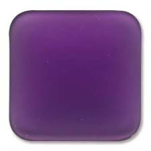 Lunasoft Square Cabochon 22MM - Grape | 1 Each *Discontinued* Lunasoft Square Cabochon 22MM - Grape | 1 Each *Discontinued*