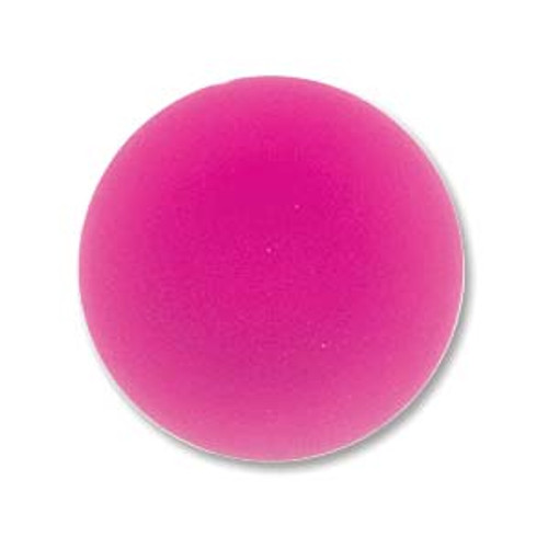 Lunasoft Round Cabochon 18MM - Raspberry | 1 Each