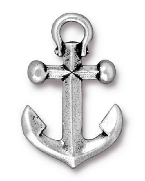 TierraCast Pendant: Anchor | Pk of 1