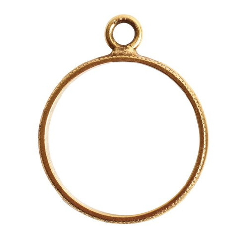 Nunn Design: Open Pendant Large Circle Single Loop | 1 Each