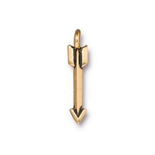 TierraCast Charms: Mini Arrow | Pk of 4