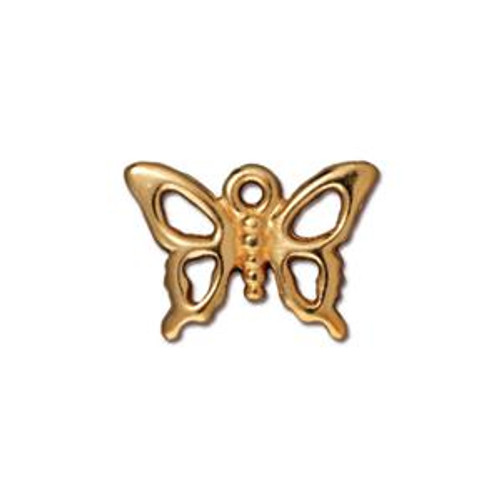 TierraCast Charms: Drop, Open Butterfly | Pk of 2