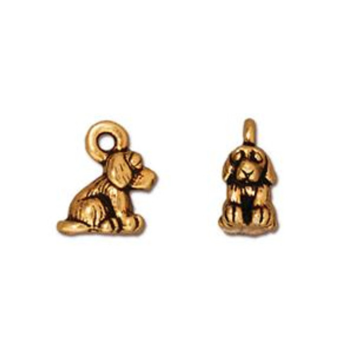 TierraCast Charms: Dog | Pk of 2