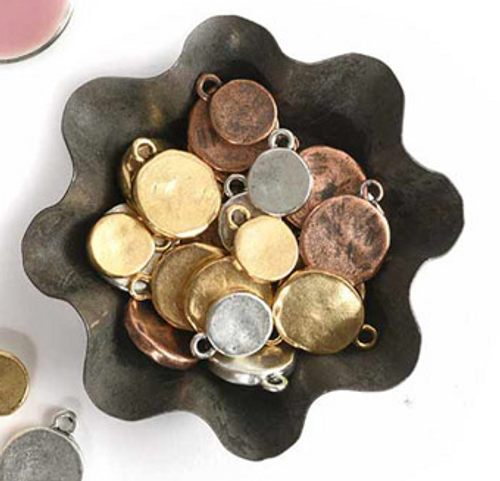 Nunn Charms: Hammered Circle - Small | 1 Each