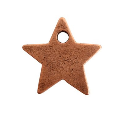 Charms: Itsy Flat Tag Star Metal Stamping Blank by Nunn Design | 1 Each