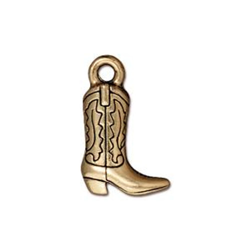 Charms: Drop, Western Boot by TierraCast | Pk of 2