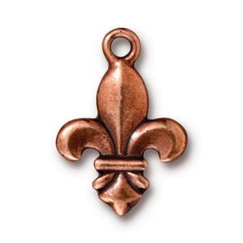 Charms: Drop, Fleur by TierraCast | Pk of 2