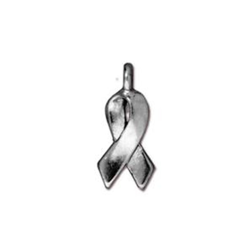 Charms: Drop, Awareness by TierraCast | Pk of 2
