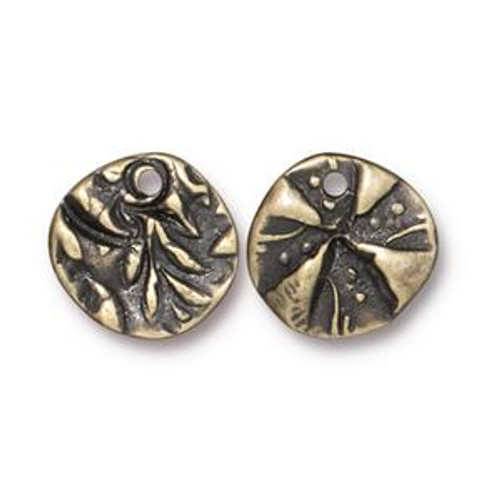 Charm: Jardin 1/2" by TierraCast | pk of 4