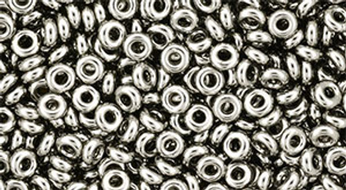 Demi Round Bead by Toho #711 Nickel Demi Round Bead by Toho #711 Nickel