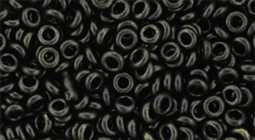 Demi Round Bead by Toho #Y633 HYBRID Metallic Suede - Dark Green