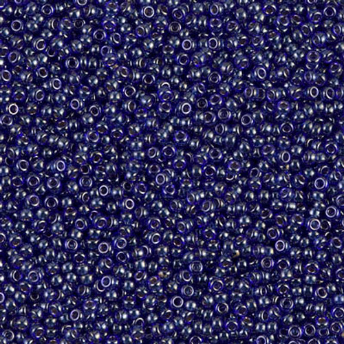 Round Seed Bead by Miyuki - #2244 Cobalt Inside Color Lined Luster