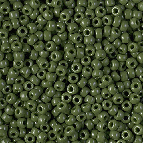 Round Seed Bead by Miyuki - #501 Avocado Opaque