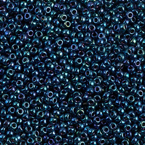 Round Seed Bead by Miyuki - #467 Indigo Metallic Rainbow