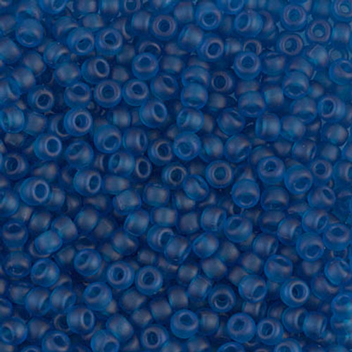 Round Seed Bead by Miyuki - #149-F Capri Blue Transparent Matte