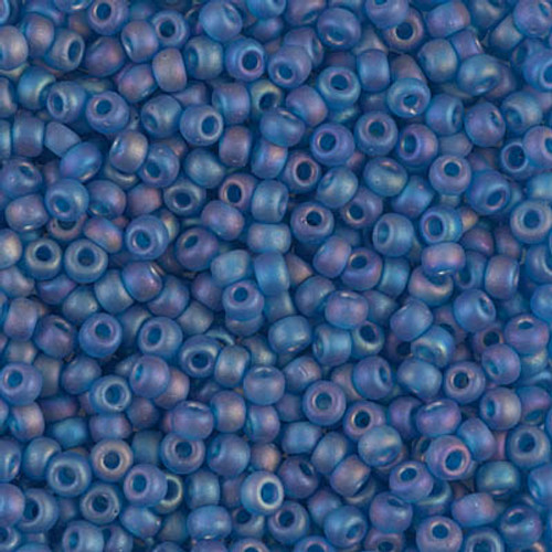 Round Seed Bead by Miyuki - #149-FR Capri Blue Transparent Rainbow Matte