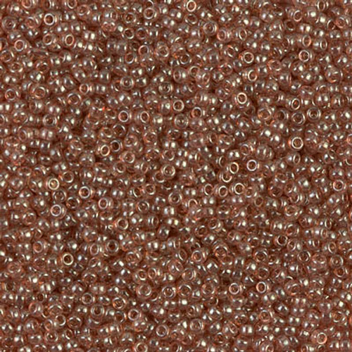 Round Seed Bead by Miyuki - #310 Peach Topaz Transparent Gold Luster Round Seed Bead by Miyuki - #310 Peach Topaz Transparent Gold Luster