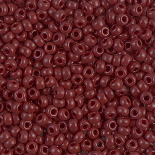 Round Seed Bead by Miyuki - #419 Red Brown Opaque