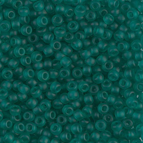 Round Seed Bead by Miyuki - #2405-F Teal Transparent Matte