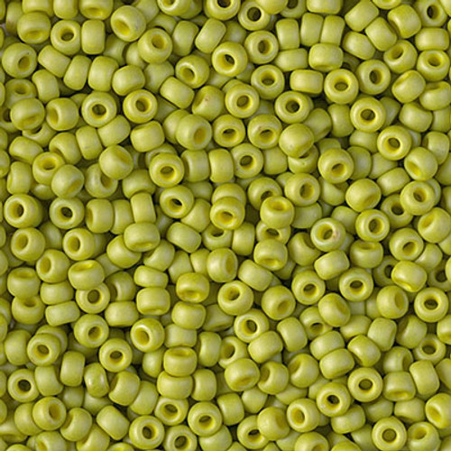 Round Seed Bead by Miyuki - #2316 Lime Opaque Matte