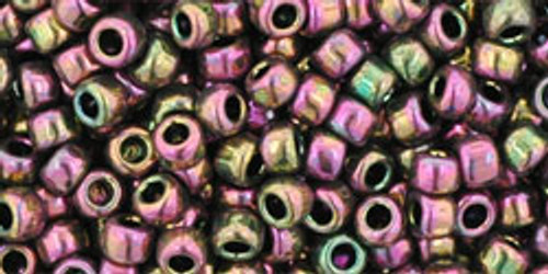 Round Seed Bead by Toho - #509 Higher-Metallic Purple / Green Rainbow