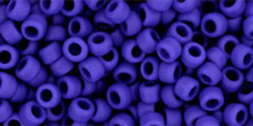 Round Seed Bead by Toho - #48-F Navy Blue Opaque Matte