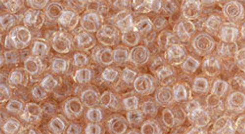 Round Seed Bead by Toho - #630 Light Rosaline Transparent Round Seed Bead by Toho - #630 Light Rosaline Transparent