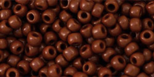 Round Seed Bead by Toho - #46-L Terra Cotta Opaque