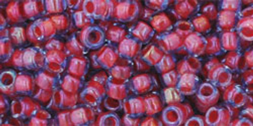 Round Seed Bead by Toho - #304 Light Sapphire / Hyacinth Inside Color Lined