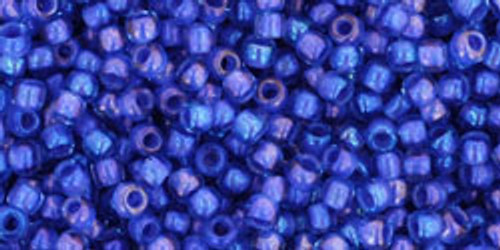 Round Seed Bead by Toho - #934 Light Sapphire / Purple Opaque Inside Color Lined Round Seed Bead by Toho - #934 Light Sapphire / Purple Opaque Inside Color Lined
