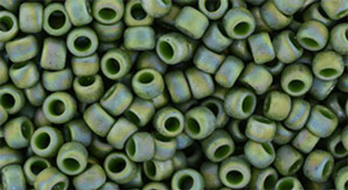 Round Seed Bead by Toho - #2633-F Semi Glazed Rainbow Clover