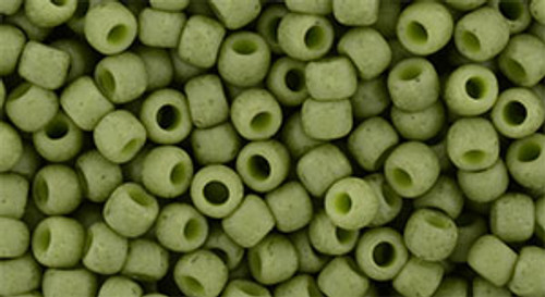 Round Seed Bead by Toho - #2602-F Semi Glazed Honeydew