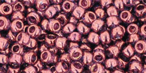 Round Seed Bead by Toho - #0201 Amethyst Gold Luster