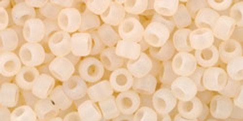 Round Seed Bead by Toho - #0147-F Light Ivory Ceylon Matte