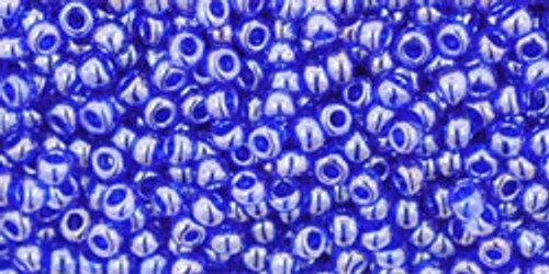 Round Seed Bead by Toho - #0116 Cobalt Transparent Luster Round Seed Bead by Toho - #0116 Cobalt Transparent Luster