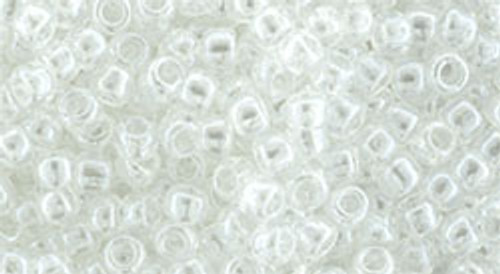 Round Seed Bead by Toho - #0101 Clear Transparent Luster
