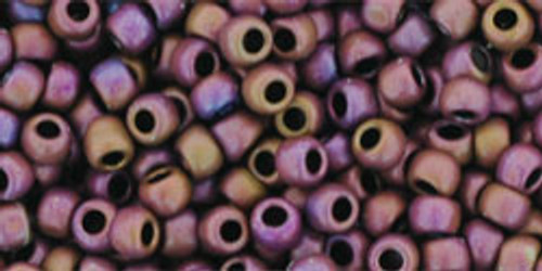 Round Seed Bead by Toho - #703 Mauve Mocha Matte Round Seed Bead by Toho - #703 Mauve Mocha Matte