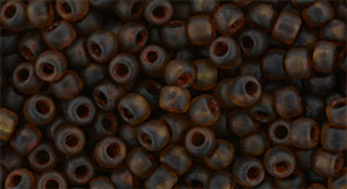 Round Seed Bead by Toho - #Y313-F HYBRID Light Topaz Picasso Matte *Discontinued* Round Seed Bead by Toho - #Y313-F HYBRID Light Topaz Picasso Matte *Discontinued*